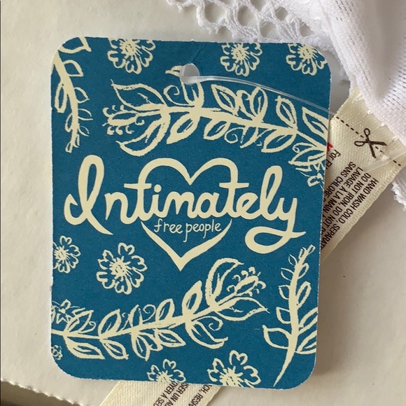 Free People Mika Lace Optic White Combo Bralette M - Picture 5 of 7